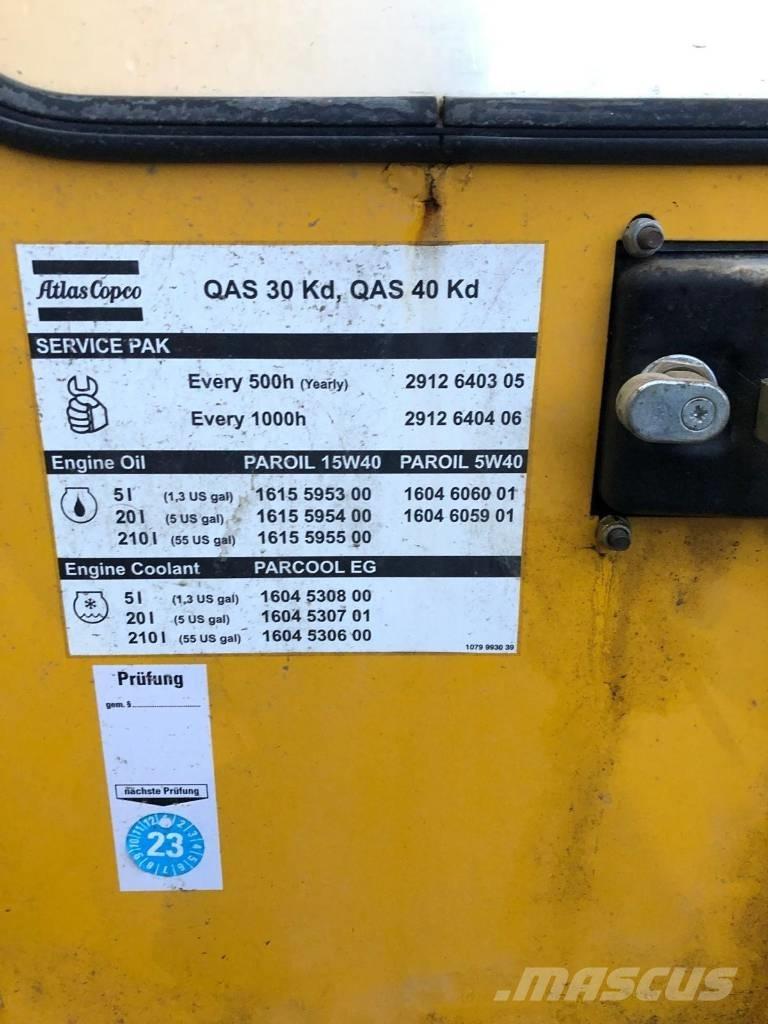 Atlas Copco QAS 30 Générateurs diesel