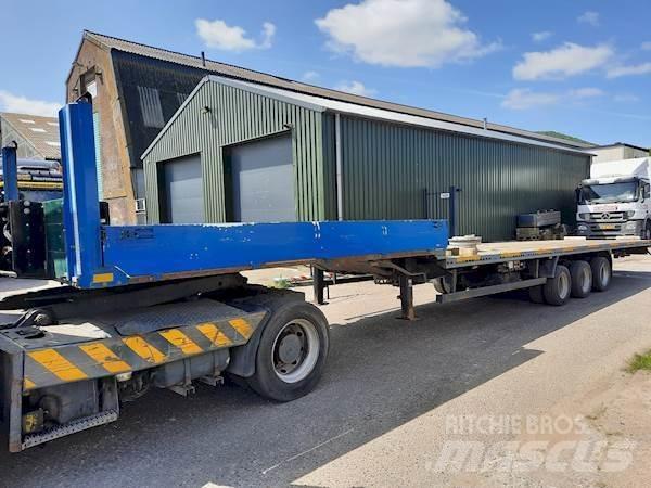 Saxas SPS 137-18-V Semi remorque plateau ridelle