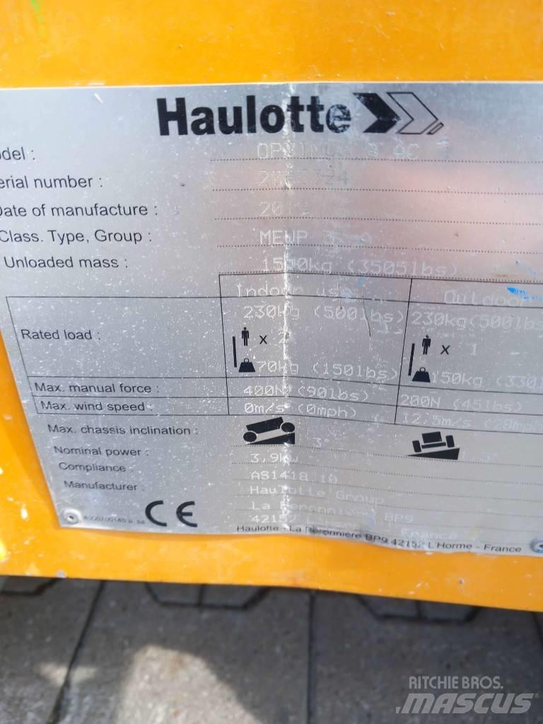 Haulotte Optimum  8 Nacelle ciseaux