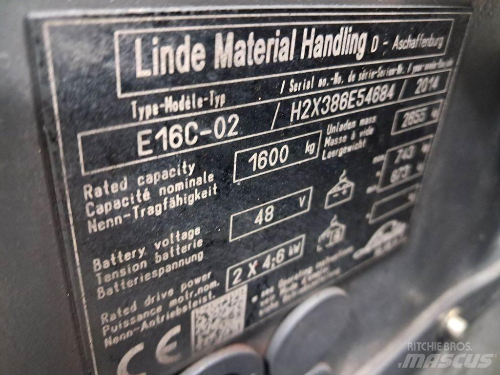 Linde E16C-02 Chariots élévateurs électriques