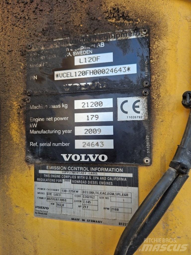 Volvo L 120 F Chargeuse sur pneus