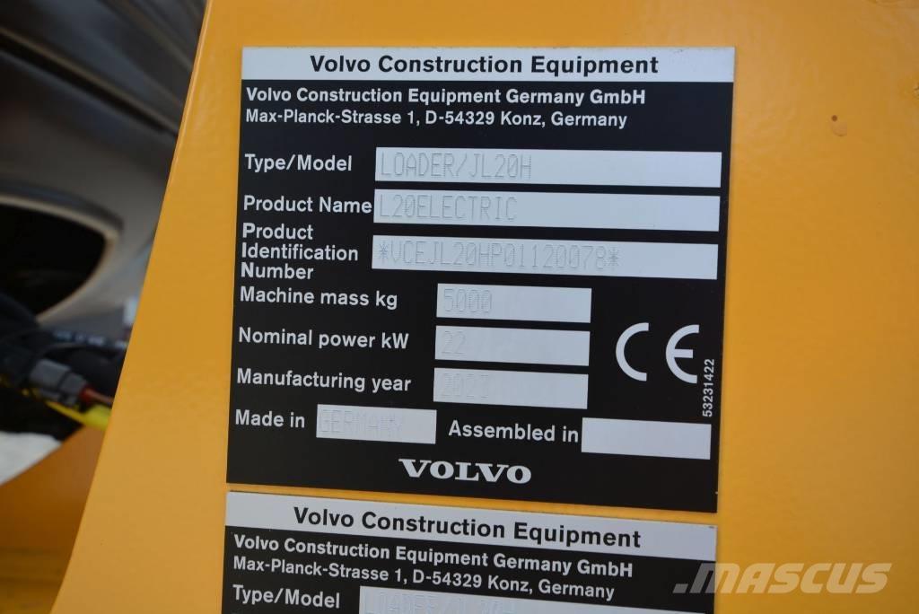 Volvo L 20 electric Chargeuse sur pneus