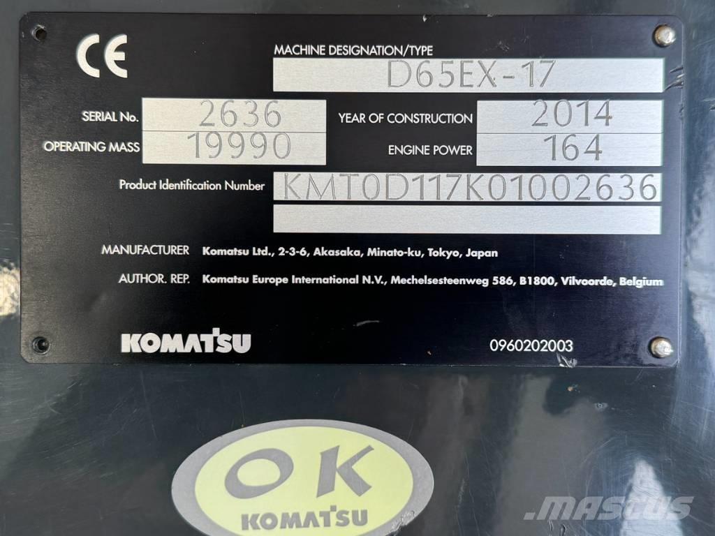 Komatsu D 65 EX-17 Bouteurs sur chenilles