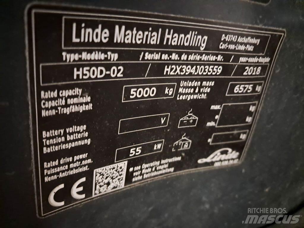 Linde H50D-02 Chariots diesel