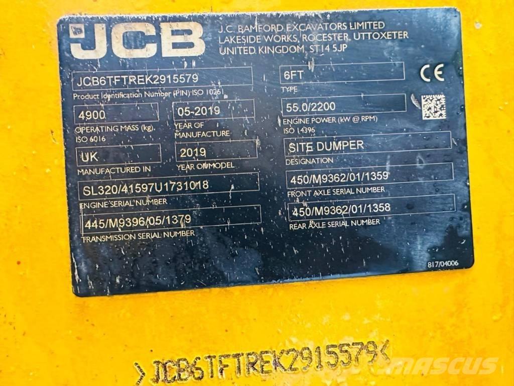 JCB 6 T Mini tombereau