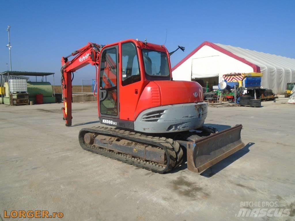 Kubota KX 080-3 Pelle sur chenilles