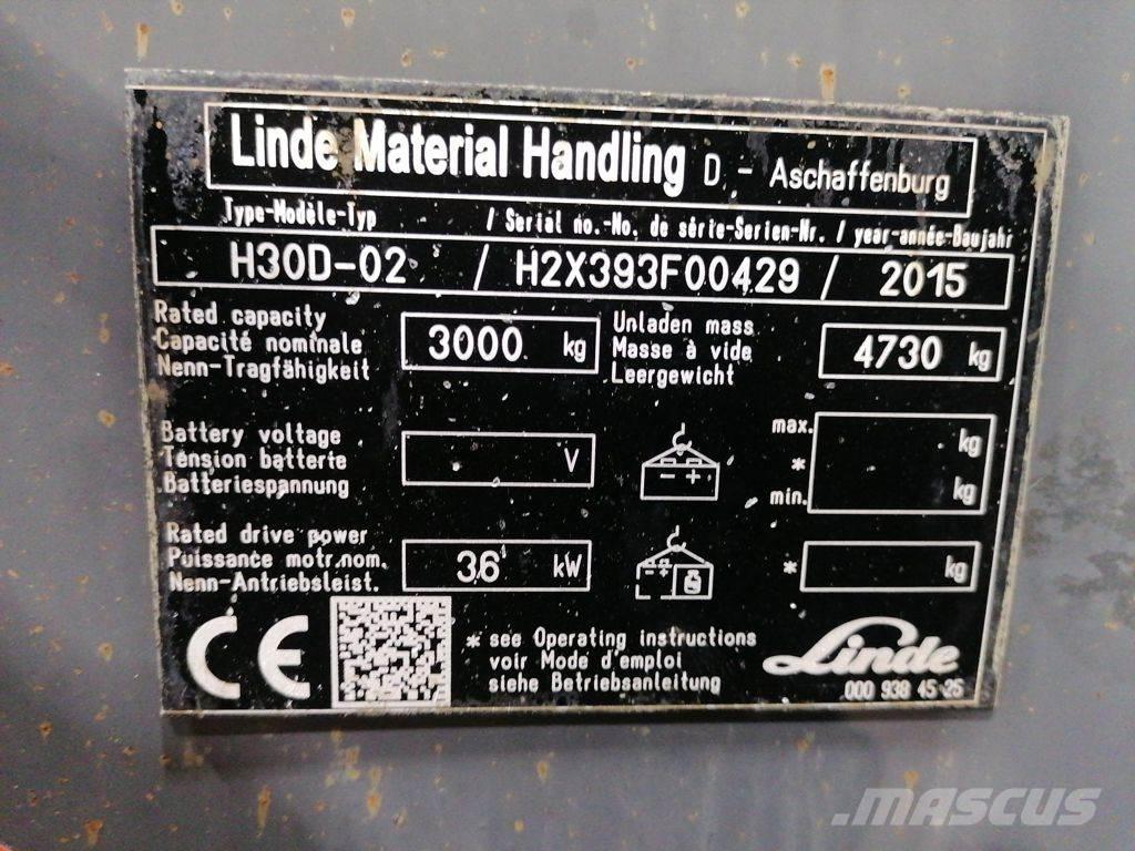 Linde H30D-02 Chariots diesel