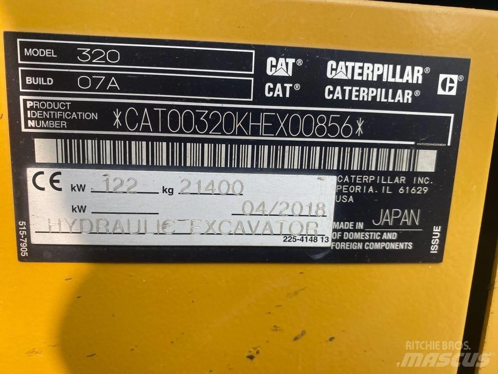 CAT 320 Pelle sur chenilles