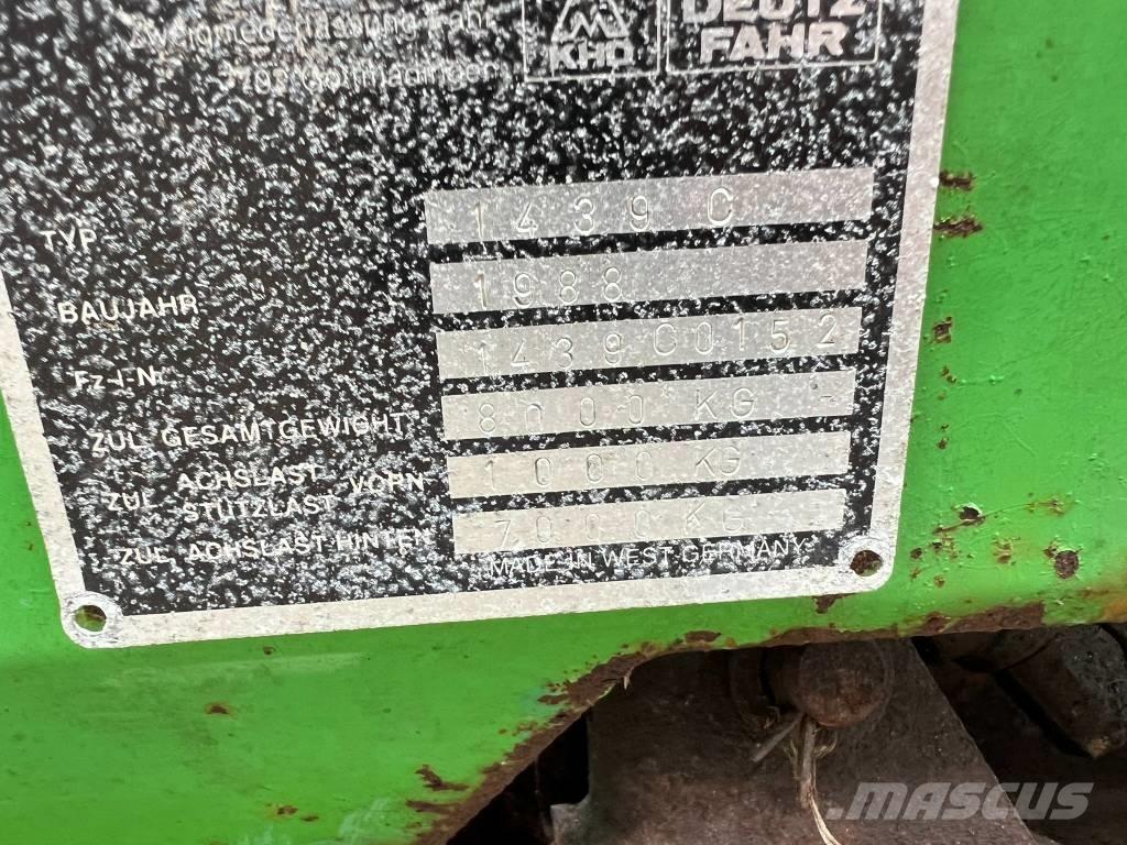 Deutz-Fahr FE 6.37 Remorque autochargeuse
