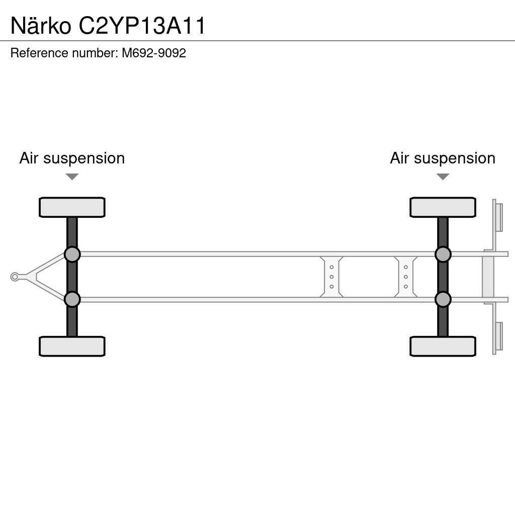 Närko C2YP13A11 Remorque à rideaux coulissants (PLSC)