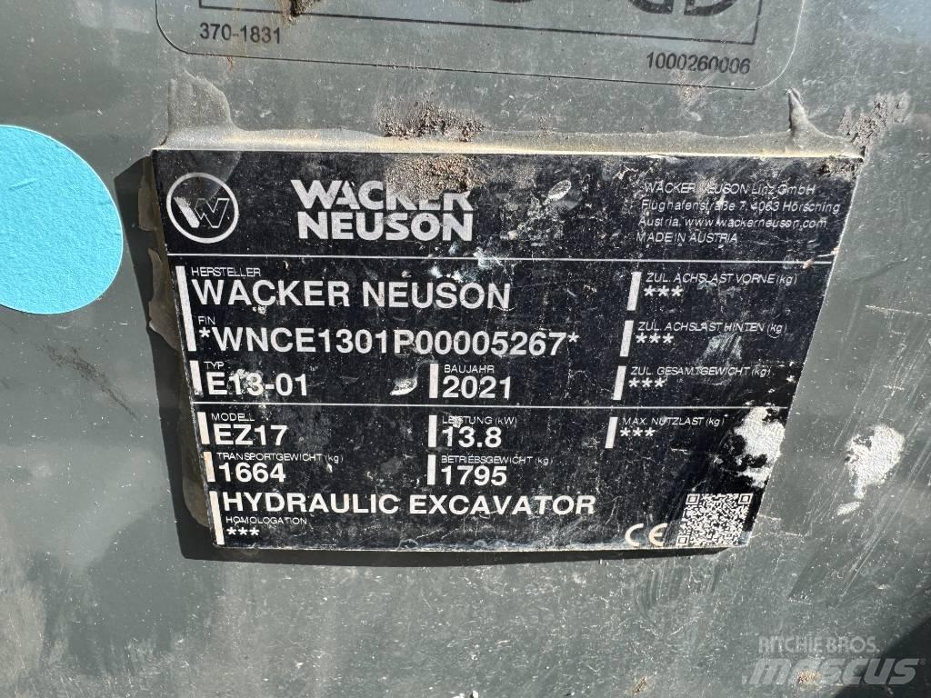 Wacker Neuson EZ17 Pelle sur chenilles