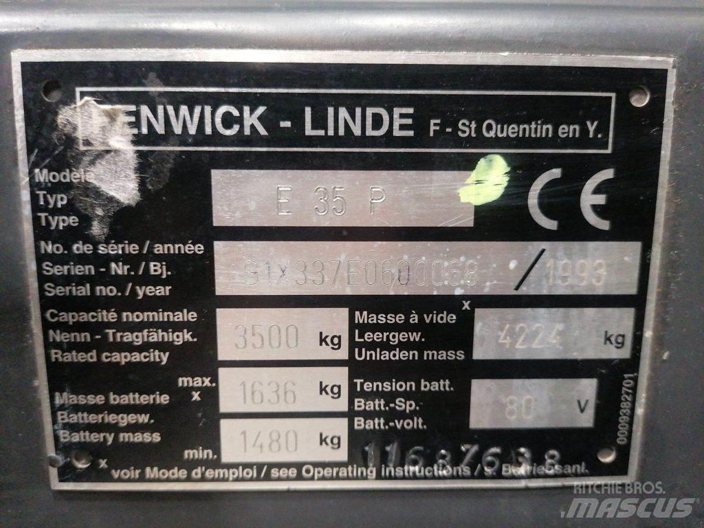 Linde E35P Chariots élévateurs électriques