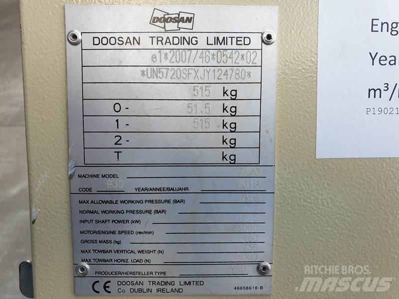 Doosan 7 / 20 Compresseur