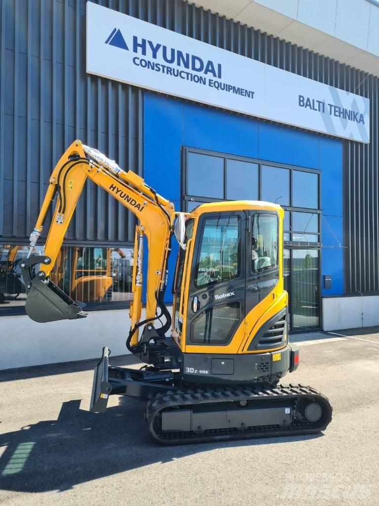 Hyundai R30Z-9AK Mini pelle < 7t