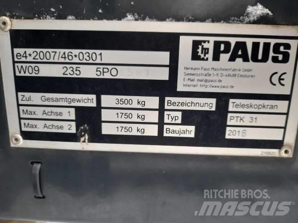 Paus PTK 31 Autre grue