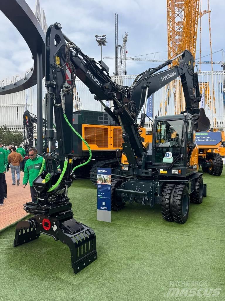 Hyundai HW 100 A Pelle sur pneus