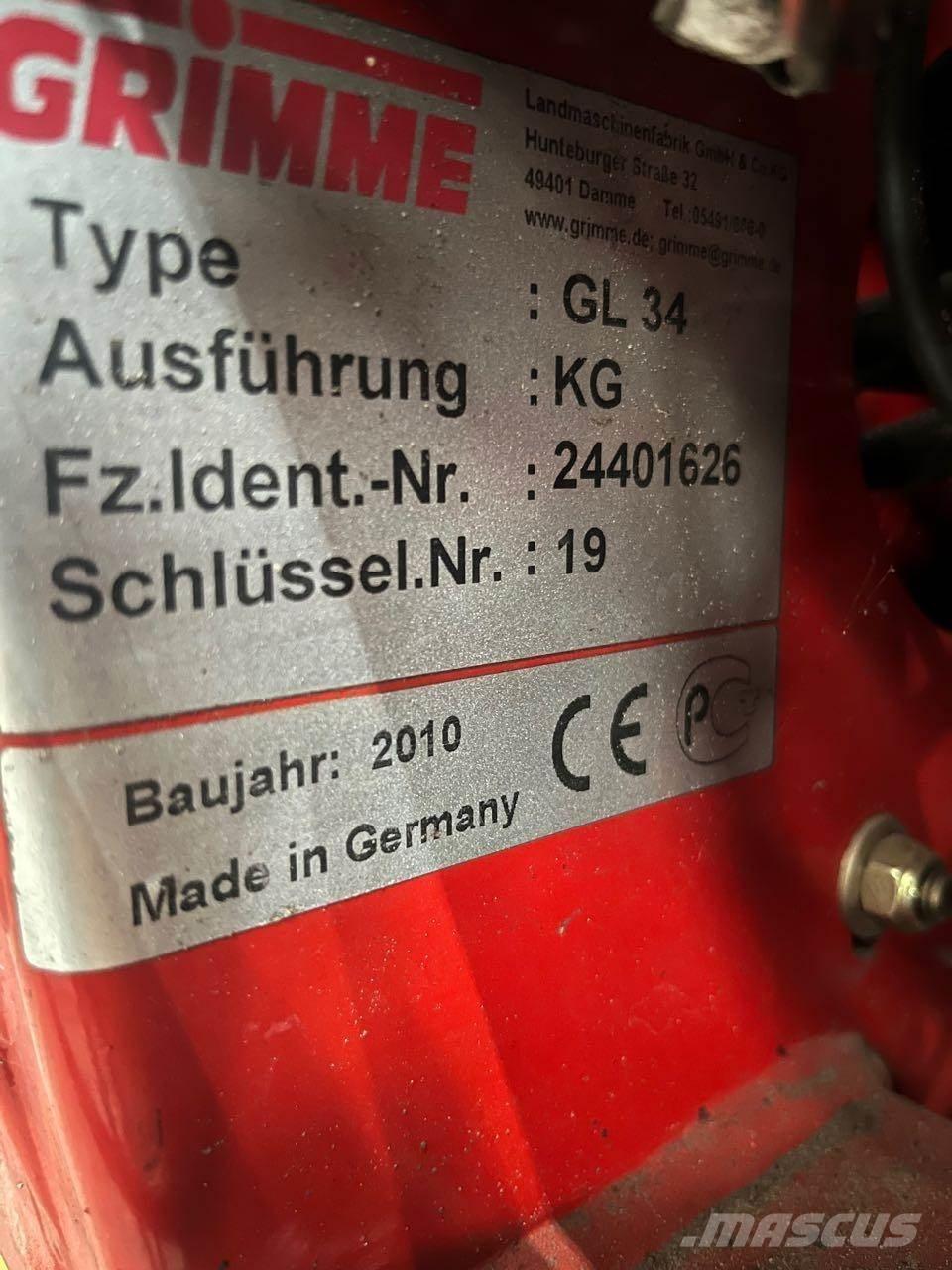 Grimme GL 34 K Planteurs de pommes de terre