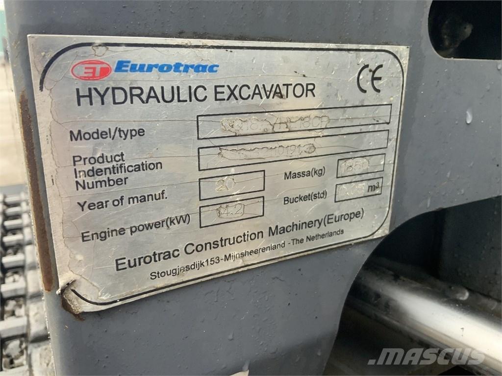 Eurotrac HE 18 Mini pelle < 7t