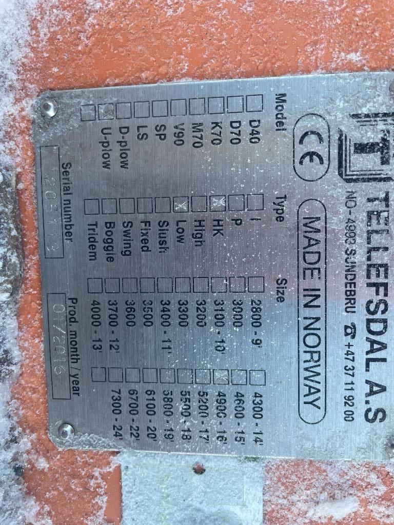 Tellefsdal U-4900 Chasse neige
