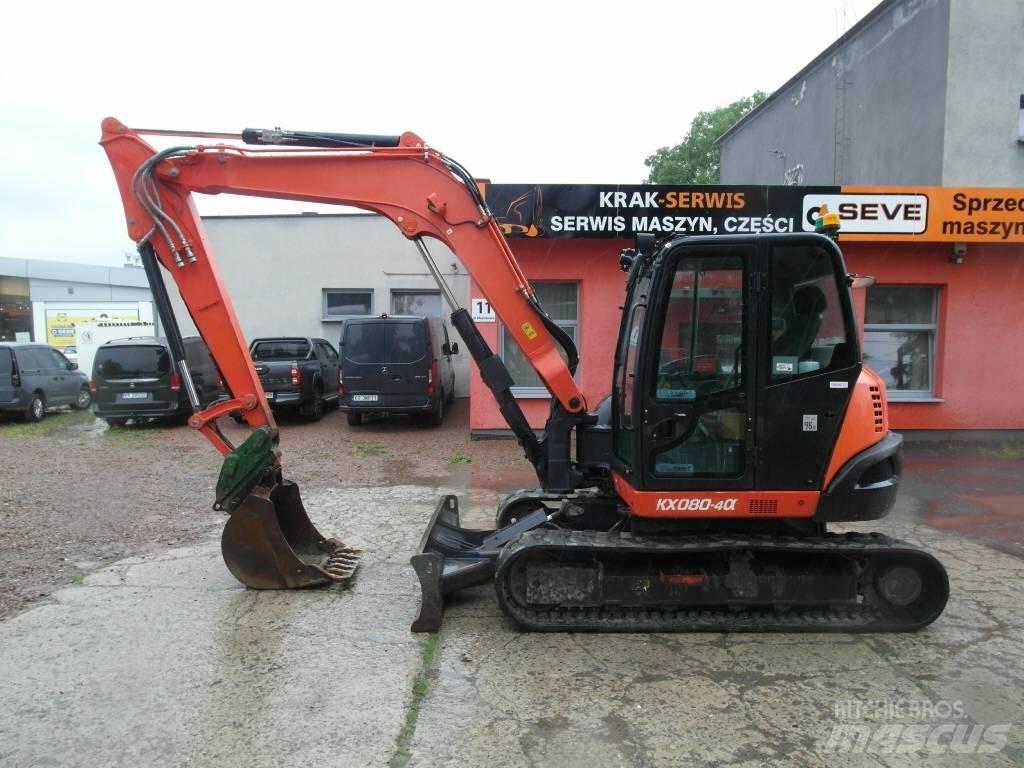 Kubota KX 080-4 Mini pelle 7t-12t
