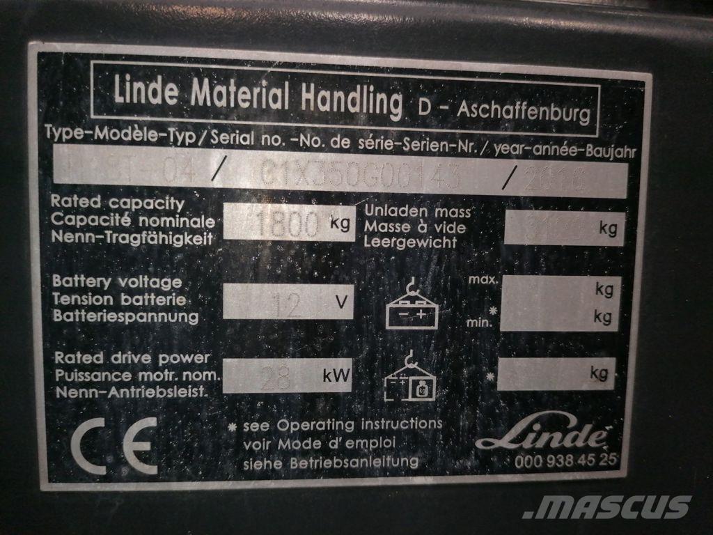 Linde H18T-04 Chariots GPL