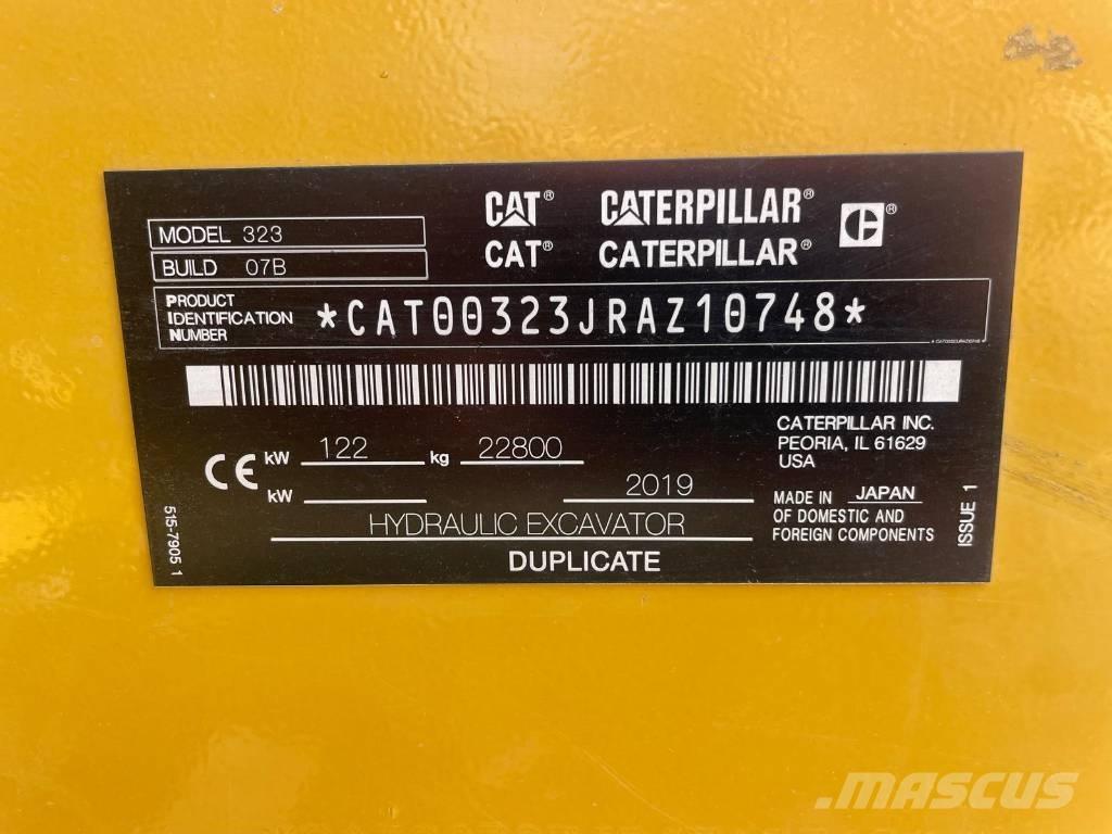 CAT 323NG Pelle sur chenilles
