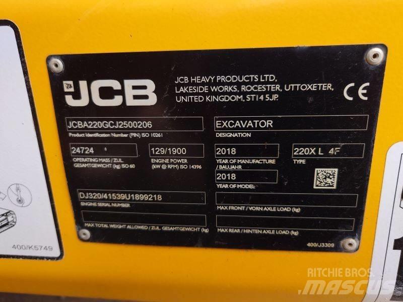 JCB 220 XL 4F Pelle sur chenilles