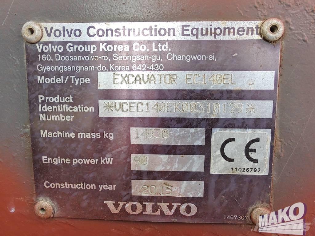 Volvo EC 140 EL Pelle sur chenilles