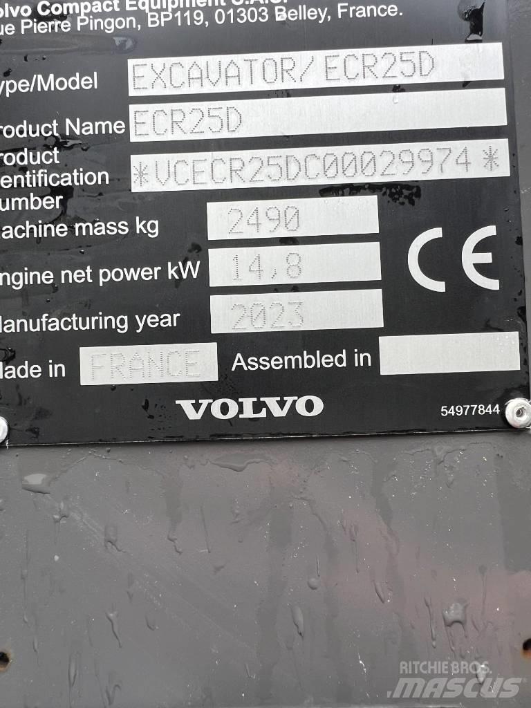 Volvo ECR 25 D Mini pelle < 7t