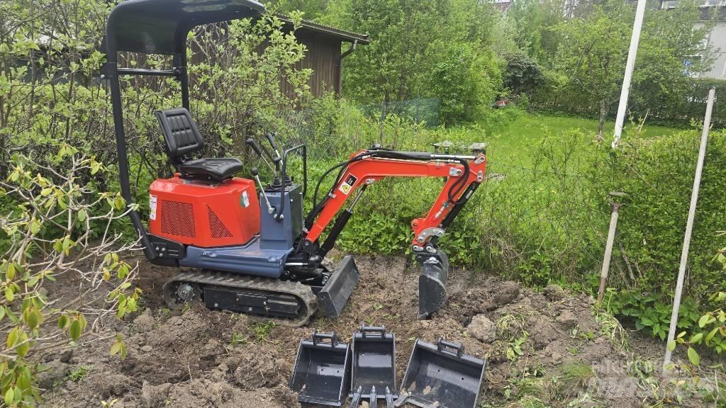 Minigrävmaskin 800kg Mini pelle < 7t