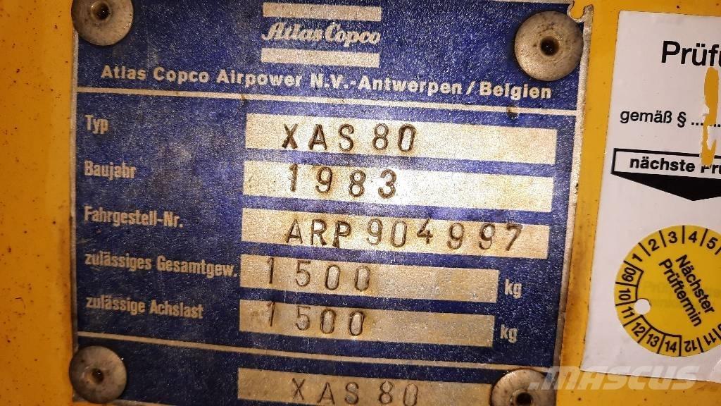 Atlas Copco XAS 80 Compresseur