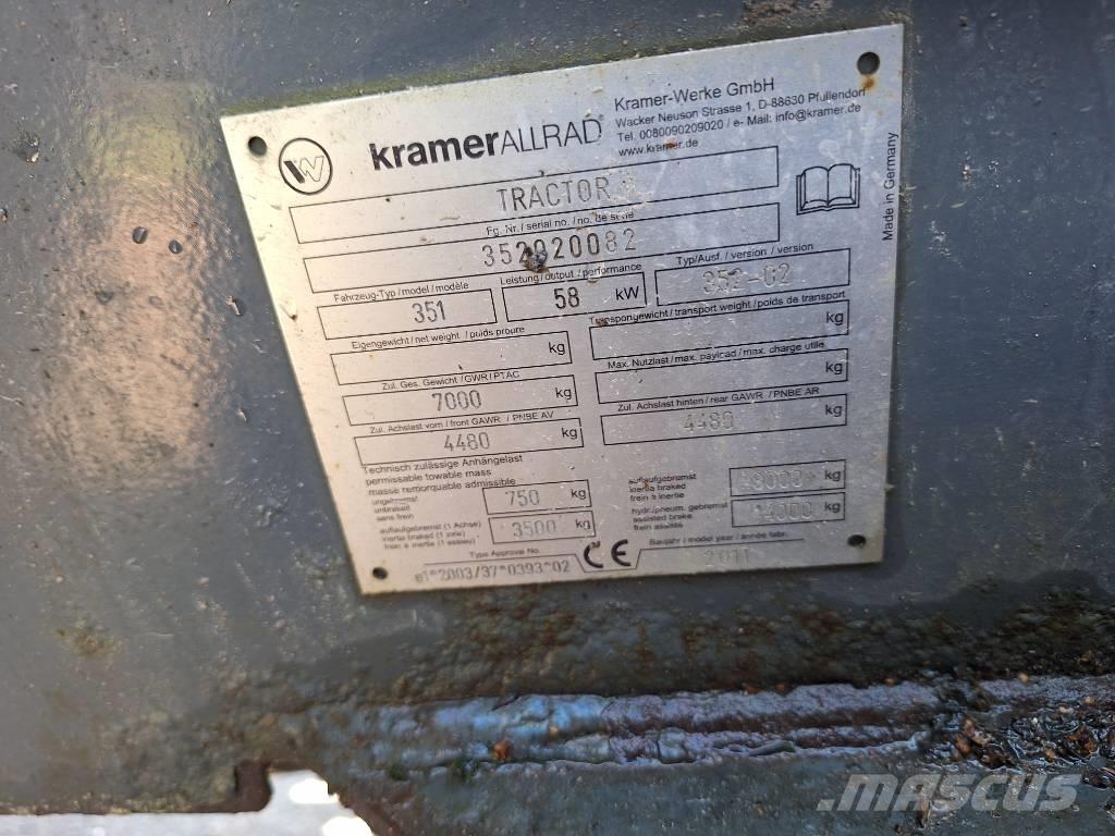 Kramer-allrad 780 Chargeuse sur pneus
