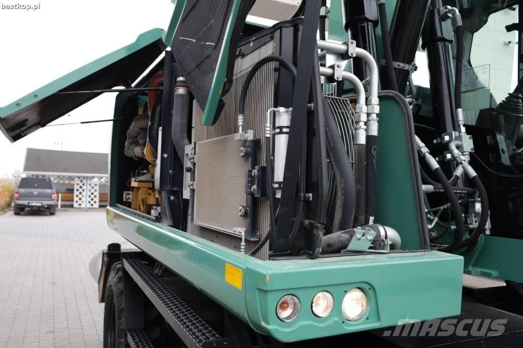 CAT M314F Pelle sur pneus