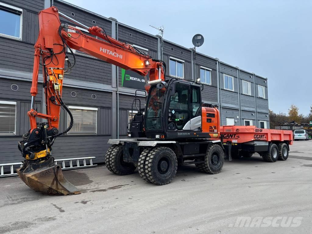 Hitachi ZX 145 W-6 Pelle sur pneus