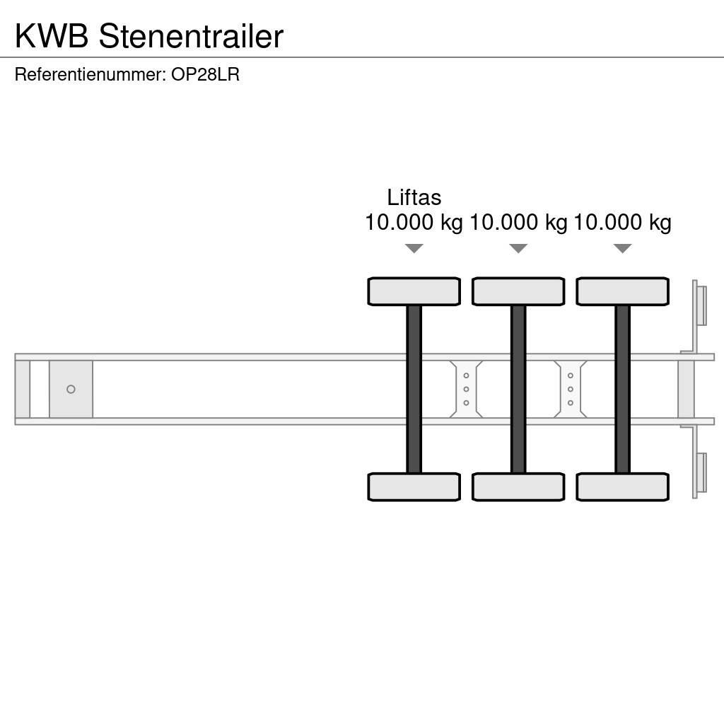  Kwb Stenentrailer Autres semi remorques