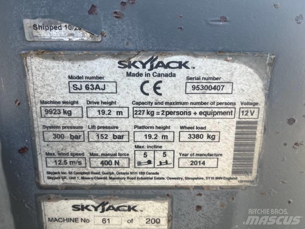 SkyJack SJ 63 AJ Nacelles articulées