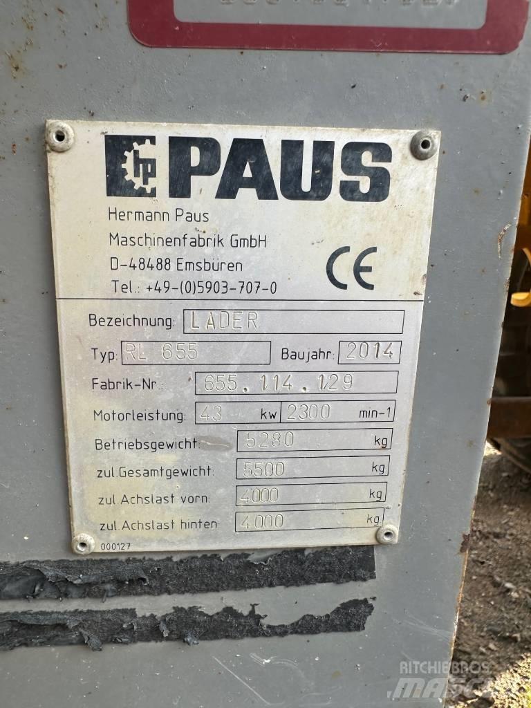 Paus RL 655 Chargeuse sur pneus