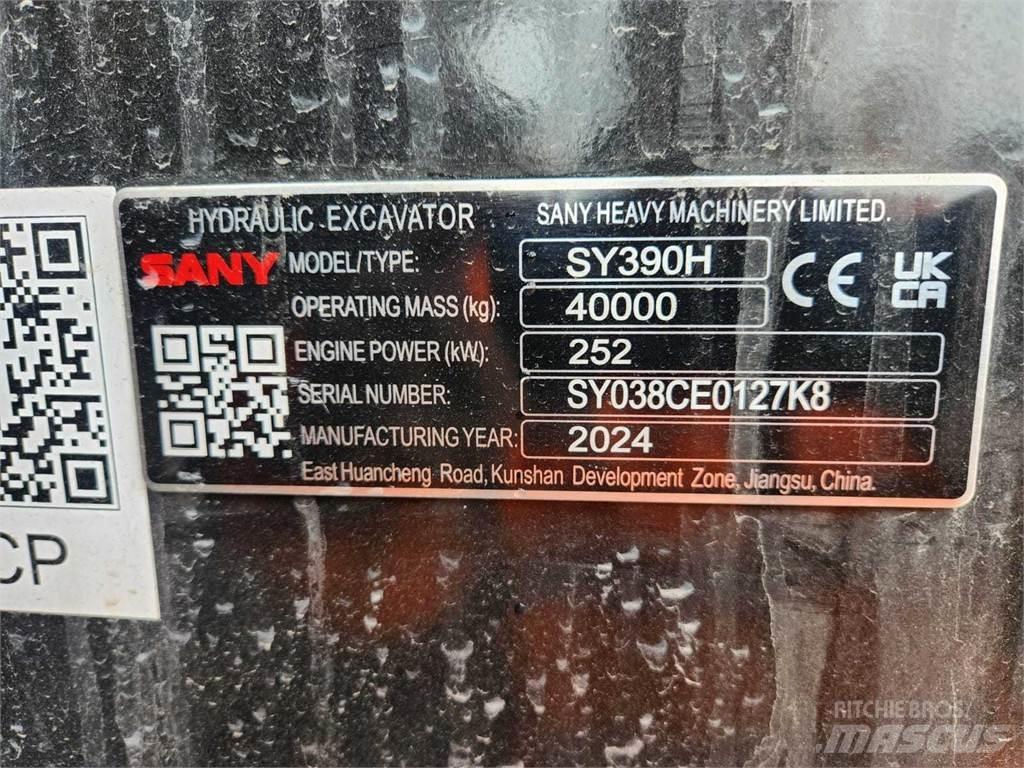 Sany SY390H Pelle sur chenilles