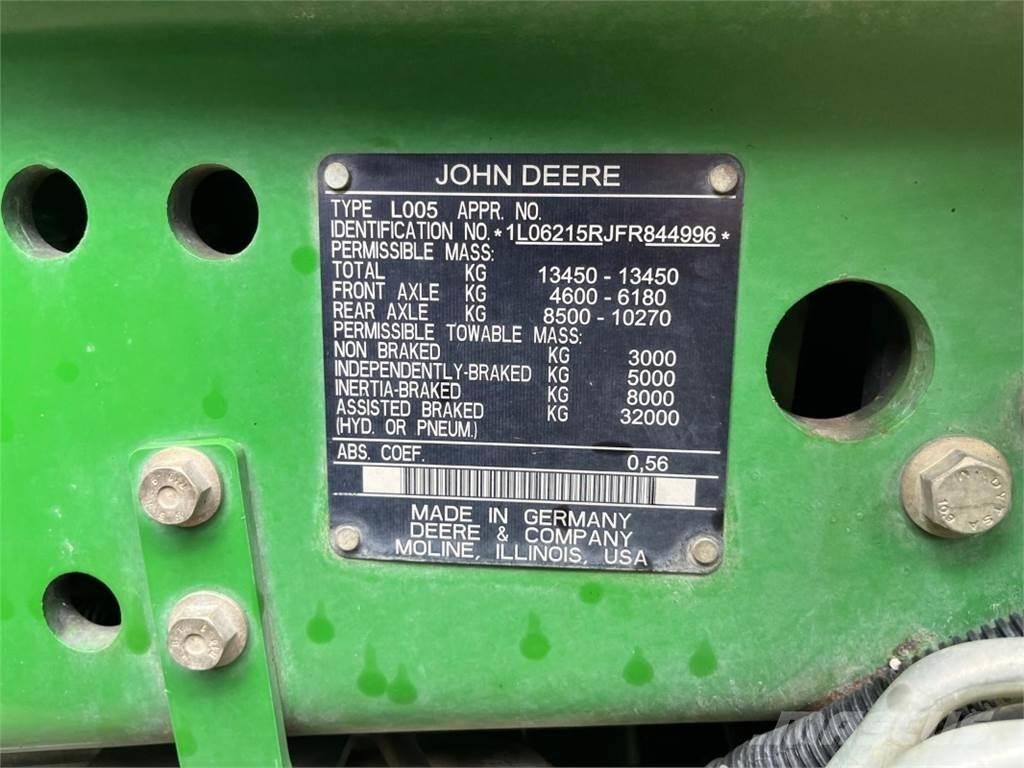 John Deere 6215R Tracteur