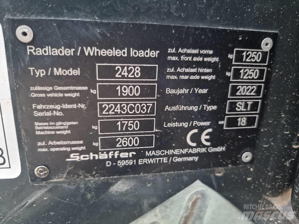 Schäffer 2428 SLT Chargeuse sur pneus