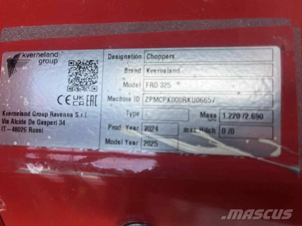 Kverneland FRO 325 Broyeur / Gyrobroyeur / Epareuse