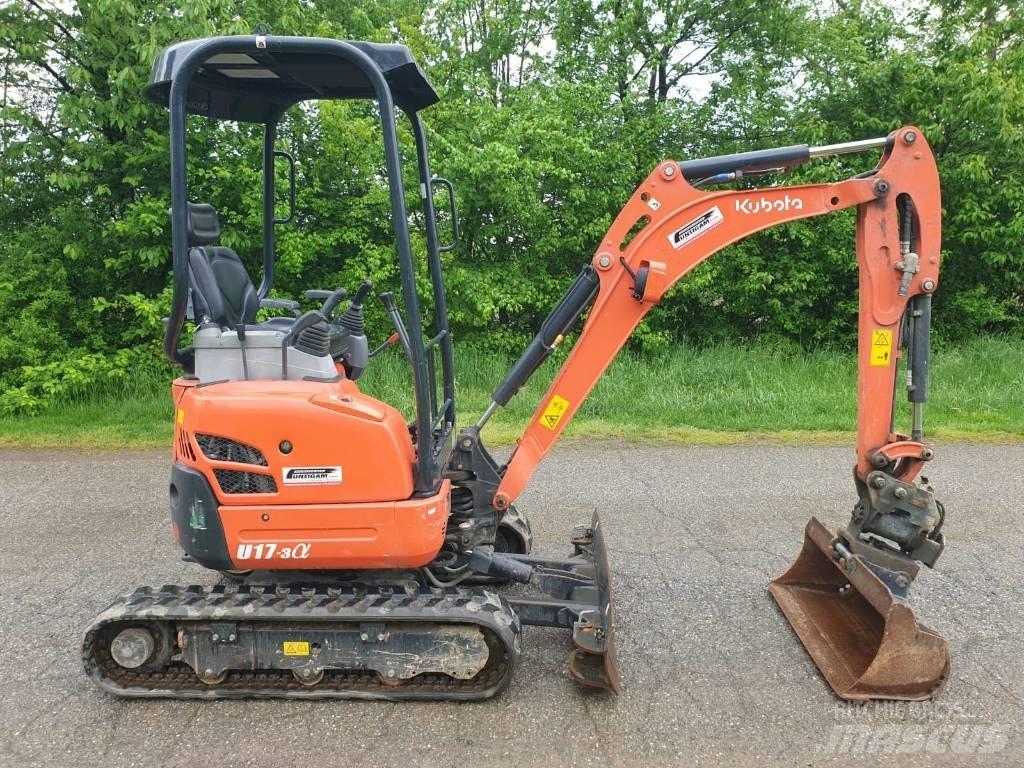 Kubota U 17-3a Mini pelle < 7t