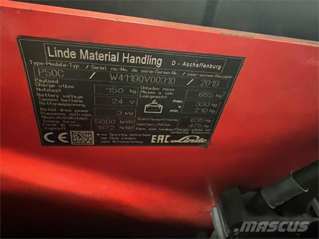 Linde P 50C Chariot remorqueur