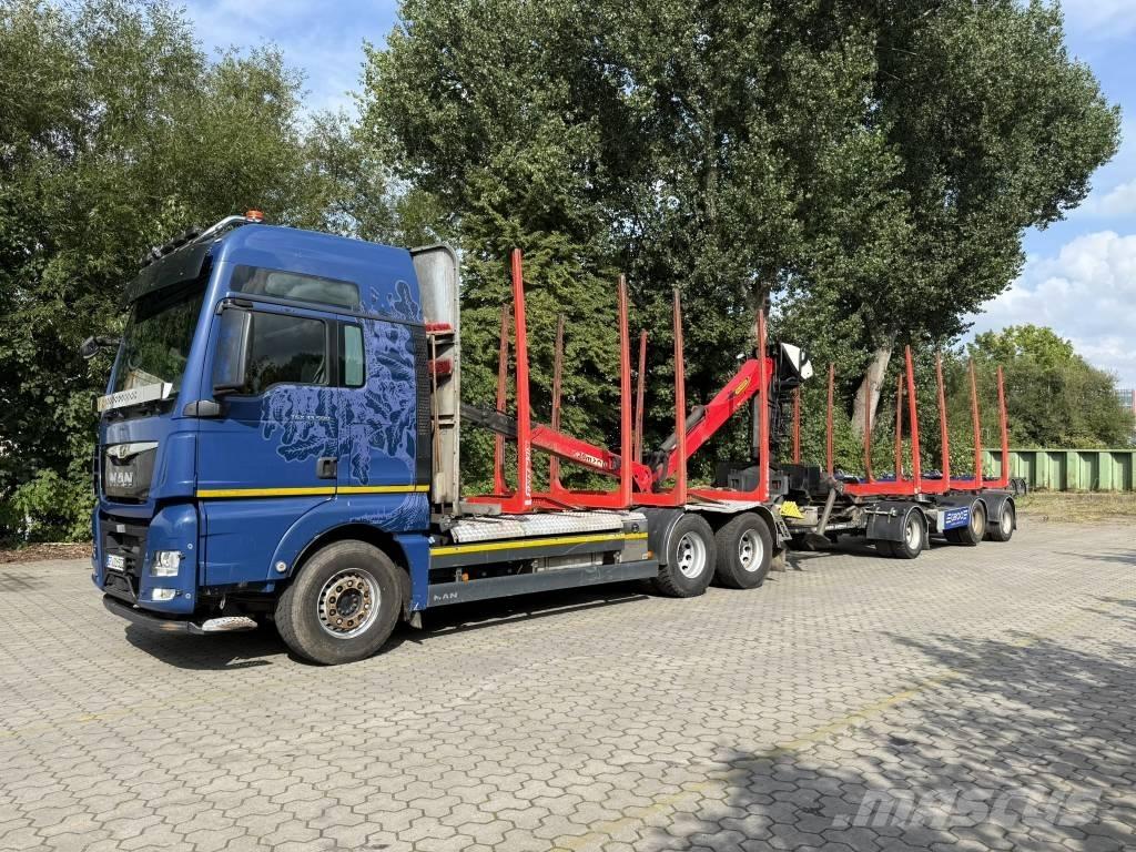 MAN TGX 33.500 Camions de transport de machines forestières