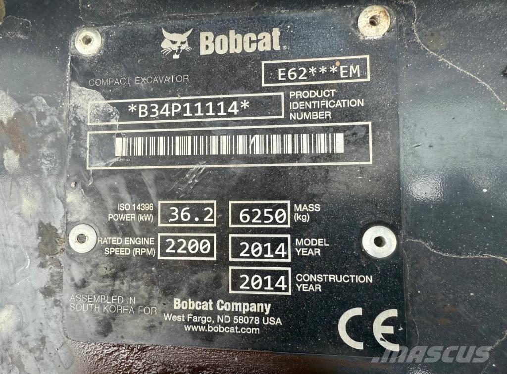 Bobcat E 62 Mini pelle < 7t