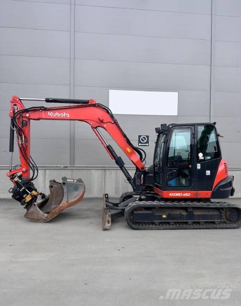 Kubota KX 080-4@2 Mini pelle 7t-12t