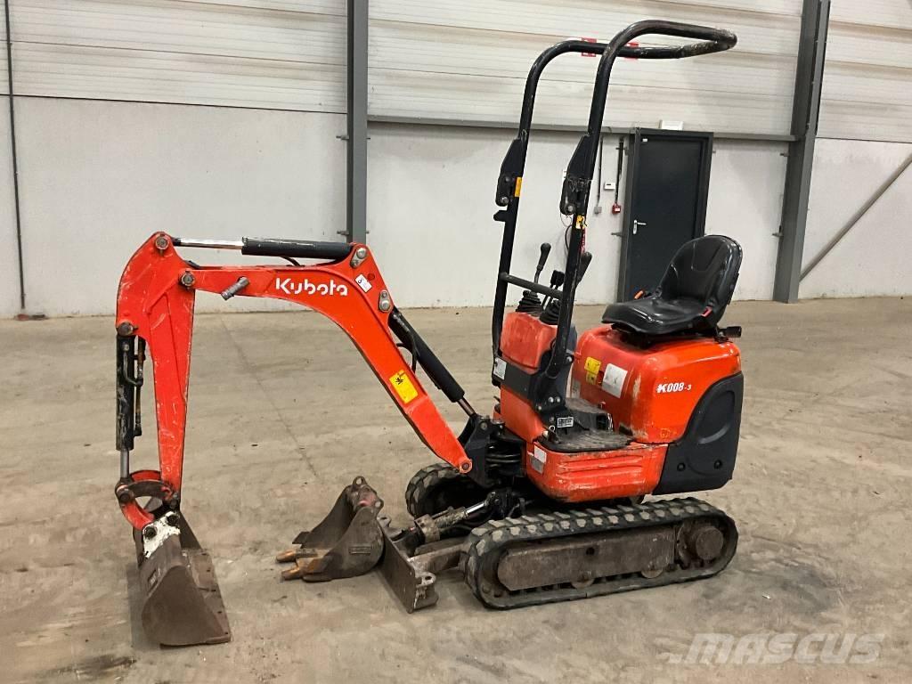 Kubota K 008-3 Mini pelle < 7t