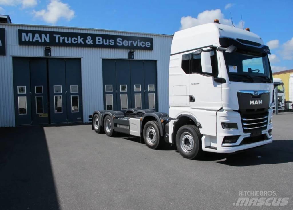 MAN TGX / TGS chassi Camion plateau ridelle avec grue