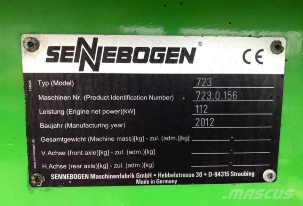 Sennebogen 723 Chargeuse sur pneus