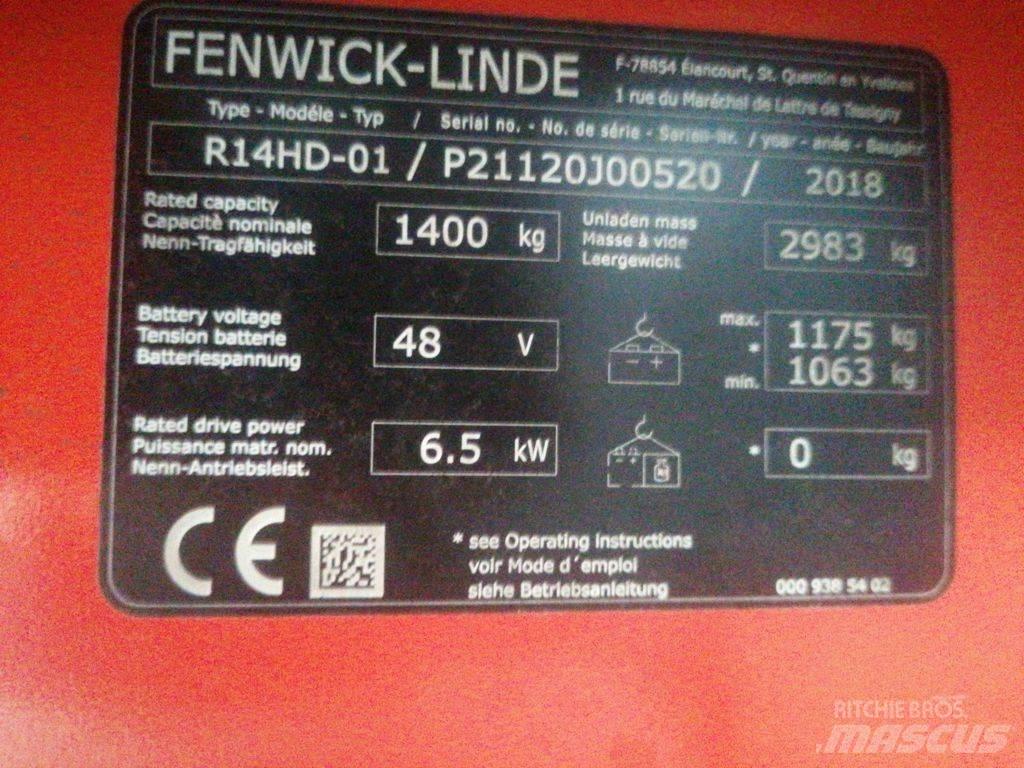 Linde R14HD Chariot à mât rétractable